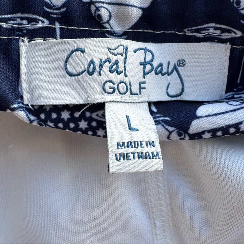 Coral Bay Golf Skort Skirt w/ Shorts Pull On Pickleball LARGE Stretch Martini - Picture 4 of 5